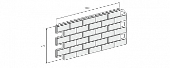 Панель отделочная VOX Solid Brick 0,42 м2 YORK 3009004